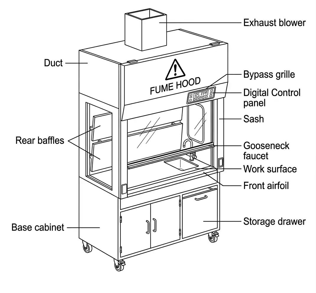 Chemical Fume Hood Working Principle – Complete Technical & Engineering Guide